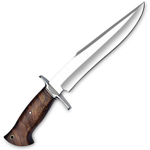 Couteau Bowie en acier inoxydable pour le camping, la chasse et les activités de plein air, avec manche ergonomique et construction robuste - Product Image 3
