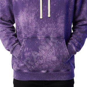 Sudaderas con Capucha para Hombre, Diseño Personalizado, Talla Personalizada, Nuevas, Elegantes, de Primera Calidad, Lavadas al Ácido, Hechas en Pakistán con Mezcla de Algodón - Product Image 5