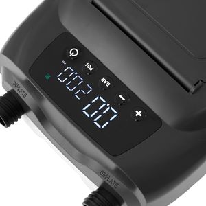 Pompe à air SUP haute pression 20 PSI à double étage pour gonflage et dégonflage de paddleboards, avec adaptateur auto 12V DC - Product Image 6
