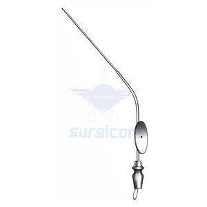 Tubo de Succión Baron Francés 3, Instrumento Quirúrgico de Succión Reutilizable de Acero Inoxidable para Microcirugía ORL y Cirugía Plástica - Product Image 1