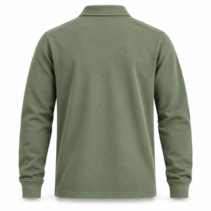 <b>Jumper</b> Rugby Knitted 100% Cotton Long Sleeve Breathable Striped Men's <b>Shirt</b> Jersey Wholesale Custom OEM ODM Factory - Product Image 3
