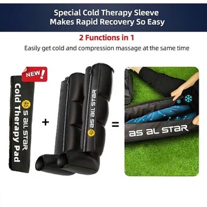 Foot and Leg Massager 4 Chamber Airbag Rechargeable Portable <b>LED</b> Control Sports Home Relief CE OEM ODM by As All <b>Star</b> - Product Image 4