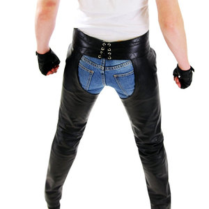 Vente directe d'usine : Chaps en cuir multifonctionnels sur mesure, disponibles en plusieurs tailles et couleurs. - Product Image 4