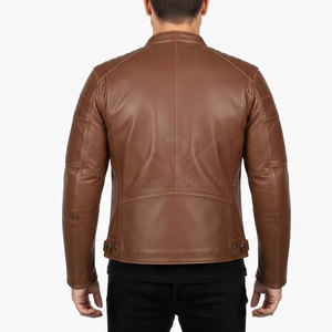 Venta Directa de Fábrica, Chaqueta de Cuero para Motocicleta Más Vendida, Chaqueta de Cuero para Motocicleta Transpirable de Primera Calidad para Hombre - Product Image 4