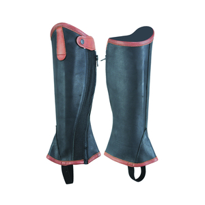 Neoprene Equestrian Half <b>Chaps</b> 3 Layer Structure Heavy Duty Zippers Closer Camo Neoprene Half <b>Chaps</b> Custom Design Custom Logo - Product Image 4