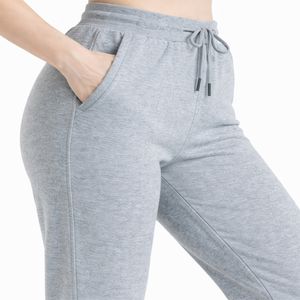 Pantalones Deportivos de Color Sólido para Mujer, Pantalones Casuales con Cintura Elástica, Ropa Casual, Ajuste Cómodo, Estilo Informal, Pantalones Deportivos para Uso Diario - Product Image 4