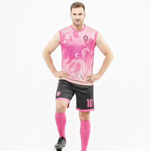 Ropa Deportiva Rosa, Camiseta Transpirable sin Mangas de Secado Rápido, Diseños Personalizados y Logotipo Personalizado en el Lado Delantero - Product Image 1