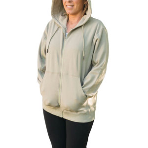 Sweat-shirt à capuche premium pour femme, en molleton de coton, avec empiècements color block, style urbain professionnel, nouveau modèle 2026 - Product Image 1