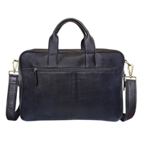 Bolso Mensajero para Portátil Unisex de Cuero Genuino Premium, Estilo Vintage Occidental, Hecho a Mano, Desmontable, Ligero y Transpirable