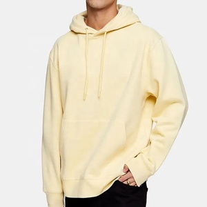 พร้อมส่ง เสื้อฮู้ดดี้พรีเมียมแบบเรียบ ไม่มีลาย ผ้าฝ้าย 100% สตรีทแวร์ หนานุ่ม สำหรับผู้ชาย - Product Image 1
