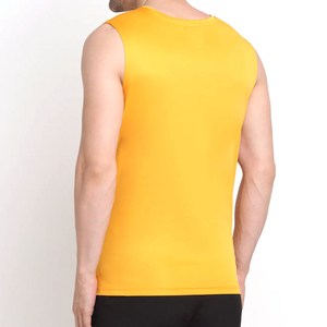 เสื้อกล้ามออกกำลังกายไซส์ใหญ่พิเศษสำหรับผู้ชาย สีดำ ผ้าฝ้าย เสื้อกล้ามผู้ชาย คอกลม แขนกุด แบบยูนิเซ็กซ์ - Product Image 4