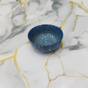 Bols en céramique bleu foncé de luxe, émaillés à la main, pour les maisons modernes, bols en grès polyvalents, idéaux pour les repas quotidiens, les occasions spéciales - Product Image 2