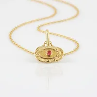 Collier Pendentif Œil Turc Fin en Laiton Plaqué Or avec Pierre Précieuse Turquoise et Quartz pour Femme – Bijou Quotidien le Plus Vendu
