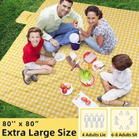 Couverture de pique-nique imperméable pour extérieur, pelouse, parc, plage, camping, loisirs