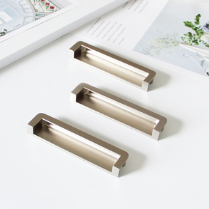 Tiradores de Aleación de Zinc Modernos para Muebles, Diseño Minimalista, para Gabinetes de Cocina, Armarios de Baño, Mesitas de Noche y Cajones, Venta al Por Mayor - Product Image 5