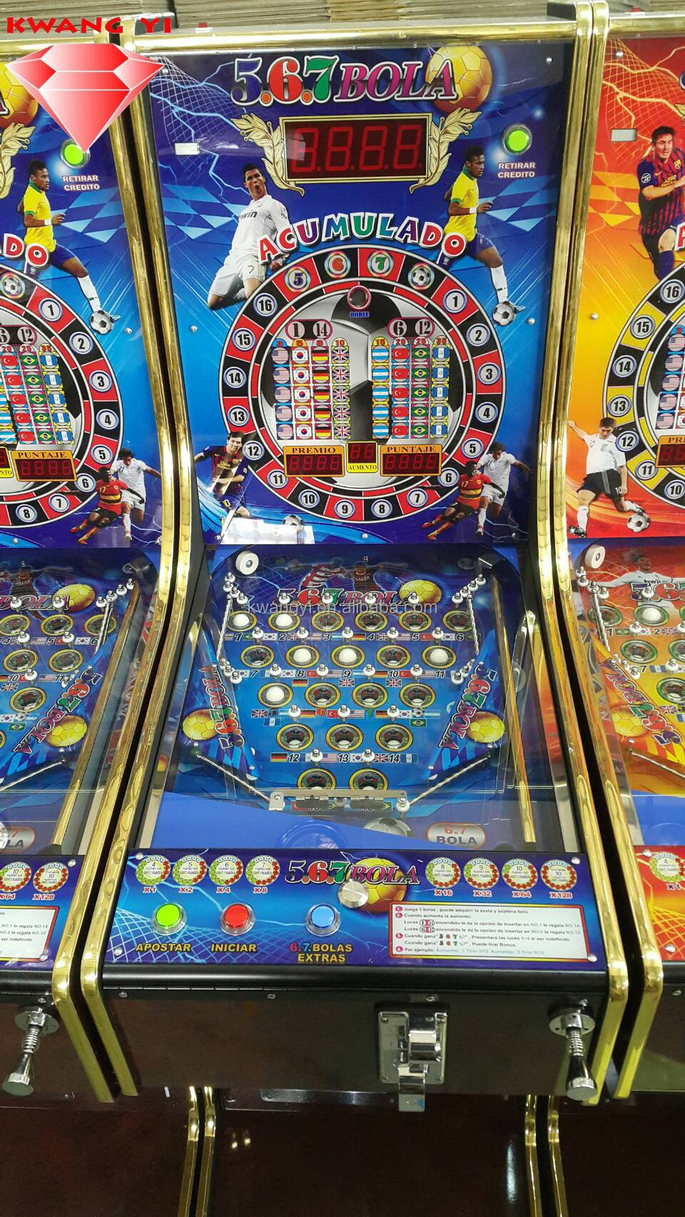 Kwang Yi 567 Balls Mechanical Pnball Machine - Arcade Game