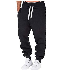 PRO ENTERPRISES Hommes Taille Haute Plat Polyester/Coton Antistatique Léger Casual Sports Pantalons De Survêtement Taille Élastique Poches - Product Image 1