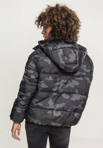 <b>Women</b>’s Premium Printed <b>Camo</b> Puffer Winter <b>Jacket</b> Custom Casual Wear For <b>Women's</b> Windproof Zipper Closure With Side Pockets - Product Image 2