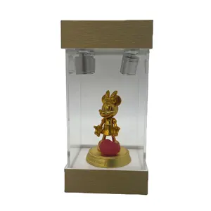 Hot Sales Acrylic Display Case Model Collectibles Box with LED Lights for Storage and Display Stand Plastic Material