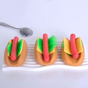 New Peculiar Pinch <b>Music</b> Assembly Food Play Silicone Creative DIY Set Gift Simulation Hot Dog Decompression Toy for 5 to 7 Years - Product Image 2
