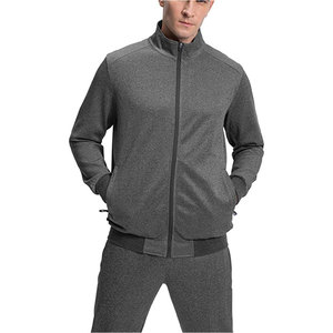 Ensembles de survêtements d'hiver personnalisés pour hommes avec fermeture éclair, pour l'entraînement, le fitness et le sport, comprenant un pantalon de survêtement et un sweat à capuche, ensemble deux pièces, en promotion - Product Image 4