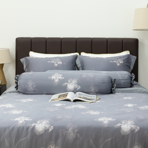 Juego de sábanas de cama de felpa suave con estampado de seda 100% orgánica al por mayor, ropa de cama cómoda de invierno para uso en hoteles - Product Image 3