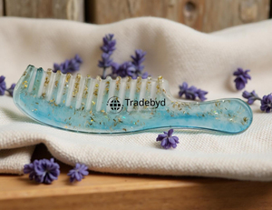 Peigne en résine professionnel Tradebyd, outil de coiffage anti-frisottis pour femmes, hommes et experts en salon - Product Image 5