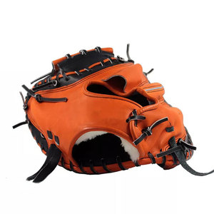 Gants de baseball pour receveur en cuir imperméable de qualité supérieure, prix de gros, ajustables, légers, pour gaucher - Product Image 1