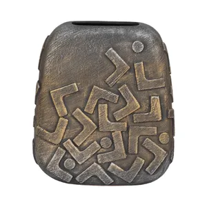 Luxury Coastal Iron Flower <b>Vase</b> Eco-Friendly Tabletop High Quality Contemporary Design - Product Image 2