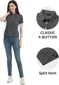 Camisetas de Alta Calidad 100% Algodón para Mujer, Personalizadas con Logotipo, Bordadas, Ropa Casual para Mujeres y Niñas, Corte Holgado - Product Image 3