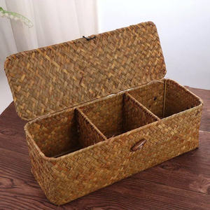 Meilleur Prix 2026 Panier de Rangement Multifonctionnel en Rotin Vietnamien pour Aliments, Panier de Pâques, Conteneur à Fruits Secs, Organisateur d'Accessoires - Product Image 3