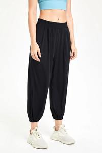 Pantalon de jogging uni pour femme avec poches, décontracté, coupe ample, pour le sport et l'entraînement - Product Image 4