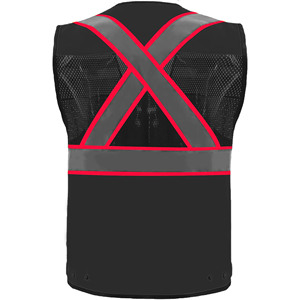 Nouveau Gilet d'été tricoté à séchage rapide sans manches pour la course et le streetwear, Vêtement de travail d'hiver, Vêtement de sécurité réfléchissant - Product Image 2