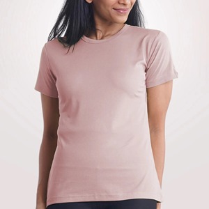 T-shirts de sport OEM vierges en mélange de spandex pour femmes, personnalisables avec logo, respirants, pour l'été, vente en gros, usine de chemises athlétiques pour femmes - Product Image 4