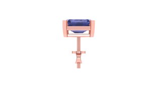 Pendientes de Oro Blanco Sólido de 14k y 18k con Zafiro Azul Natural en Forma de Baguette para Bodas y Fiestas, Joyería Fina, Regalo, Venta al Por Mayor - Product Image 6