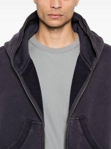 Sudadera con Capucha Unisex Vintage, Cierre Completo, Lavado Ácido, 100% Algodón, Talla Grande, Ecológica, Impermeable, 350g - Product Image 5
