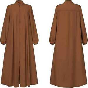 Nouvelle arrivée, abaya de style arabe de Dubaï, robe longue pour femmes musulmanes, taille adulte, abayas ethniques, style abayas, logo personnalisé - Product Image 1
