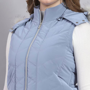 Chaqueta Acolchada para Mujer al Por Mayor, Precio de Mayoreo, Material Premium, Logotipo Personalizado Impreso, Chaleco Acolchado para Mujer OEM - Product Image 6