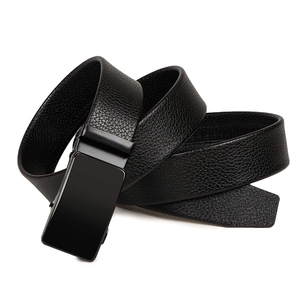 Ceinture en cuir pour hommes, matériau durable avec ajustement réglable, parfaite pour les tenues professionnelles, les tenues décontractées et une utilisation quotidienne durable. - Product Image 5