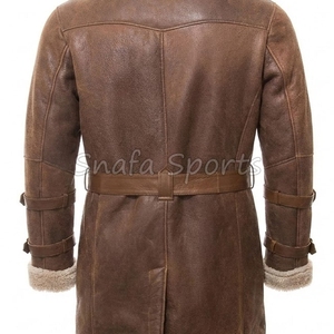 Winter <b>Jacket</b> All Weather Winter Warm Thick Sheepskin Lamb Fur Long <b>Shearling</b> Leather <b>Jacket</b> <b>Men</b> With Fur Design Comfortable - Product Image 5