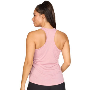 Débardeur dos nageur non tissé pour femme, col rond, uni, coupe droite, décontracté, à manches courtes, respirant, séchage rapide, idéal pour l'été - Product Image 4