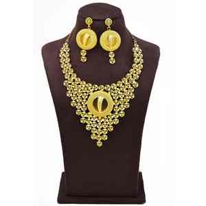 เครื่องประดับแฟชั่นขายส่ง ทองชุบ 14K18K24K แบบไมครอน สไตล์ดูไบ ตุรกี สร้อยคอยาว ดีไซน์ดั้งเดิม เครื่องประดับโอโร จอยเอเรีย - Product Image 1