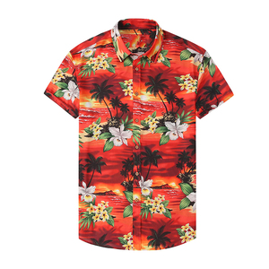 เสื้อเชิ้ตแขนสั้นลำลองลายพิมพ์เพสลีย์สีม่วงสำหรับผู้ชาย ปกคอพับ ระบายอากาศได้ดี เหมาะสำหรับใส่ในฤดูร้อน ผลิตจากผ้าถักโพลีเอสเตอร์ 100% รับผลิตแบบ ODM - Product Image 4