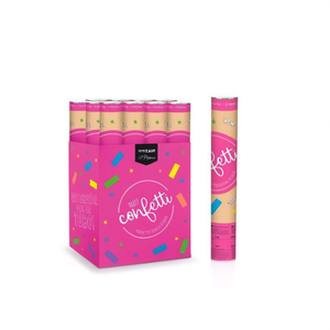 Canons à confettis métalliques 30CM 114-1012 avec serpentins de fête de couleurs variées - Product Image 2