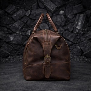 กระเป๋าเดินทางหนังขายดีสำหรับผู้ชาย กระเป๋าแบบดัฟเฟิลสำหรับเดินทางกลางแจ้ง ออกกำลังกาย และใช้ในชีวิตประจำวัน มีจำหน่ายแล้ว - Product Image 3