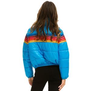 แจ็กเก็ตทรงปลาปักเป้าสีฟ้าสำหรับผู้หญิงแจ็กเก็ตระบายอากาศได้หลากสีพิมพ์โลโก้ได้ตามต้องการ - Product Image 4