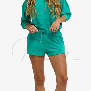 Shorts décontractés pour femmes, 100% coton molletonné, shorts de jogging, entraînement et course à pied, prix bas, shorts de sport pour femmes - Product Image 2