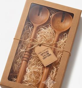 Ensemble de couverts en bois de luxe, design minimaliste, finition mate, élégants, pour la table de restaurant et les hôtels. - Product Image 4