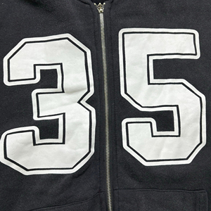 Glory High Quality Custom Graphic Zip Up Hoodie Heavyweight Cotton Fleece <b>Rhinestone</b> Hood Streetwear Oversized Winter <b>Jacket</b> - Product Image 6