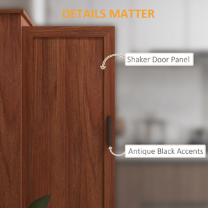 Armadio Moderno per Dispensa Cucina in Legno e Pannelli, Utilizzabile anche come Guardaroba - Product Image 5